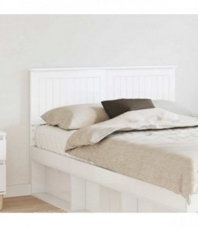 vidaXL Headboard Gloss White Engineered wood