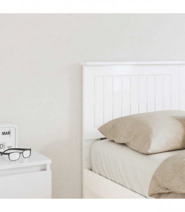 vidaXL Headboard Gloss White Engineered wood