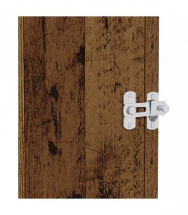 vidaXL Door Latch 423 pcs Silver 70 x 8 mm Steel