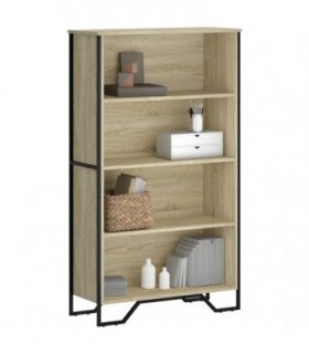vidaXL Bookcase Sonoma Oak 80x31x137.5 cm Engineered Wood