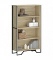 vidaXL Bookcase Sonoma Oak 80x31x137.5 cm Engineered Wood