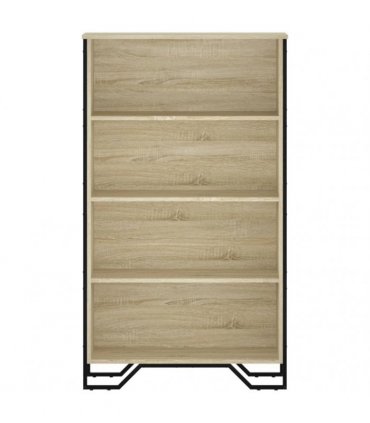 vidaXL Bookcase Sonoma Oak 80x31x137.5 cm Engineered Wood
