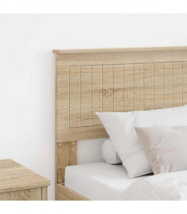 vidaXL Headboard Sonoma Oak Engineered wood