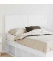 vidaXL Headboard White Engineered wood
