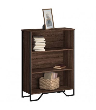 vidaXL Bookcase Brown Oak 80x31x106 cm Engineered Wood