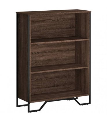 vidaXL Bookcase Brown Oak 80x31x106 cm Engineered Wood