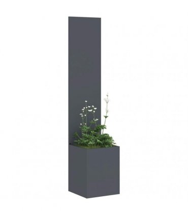 vidaXL Garden Privacy Screen Fretwork Anthracite 32 x 32 x 150 cm