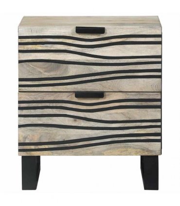 vidaXL Bedside Cabinet 2 pcs White 40 x 33 x 46 cm Engineered Wood