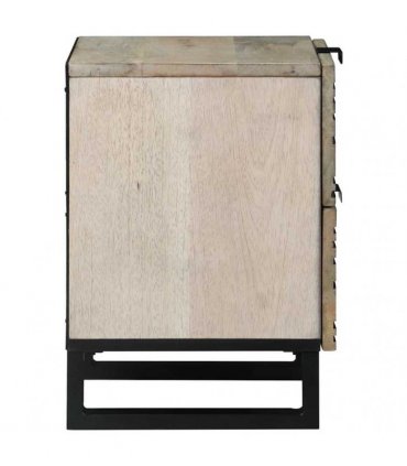 vidaXL Bedside Cabinet 2 pcs White 40 x 33 x 46 cm Engineered Wood