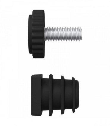 vidaXL Furniture Levelers Adjustable 1895 pcs Black PP