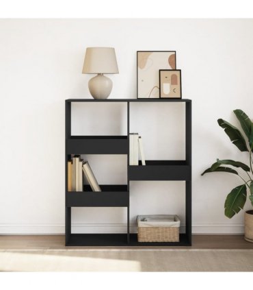 vidaXL Book Cabinet/Room Divider Black 100x33x115 cm