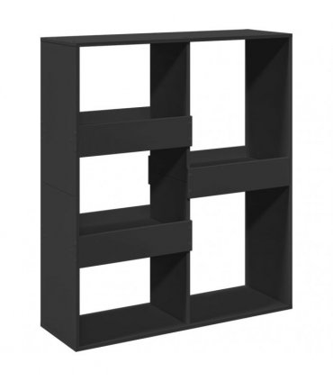 vidaXL Book Cabinet/Room Divider Black 100x33x115 cm