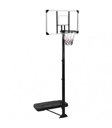 vidaXL Basketball Stand Transparent 256-361 cm Polycarbonate