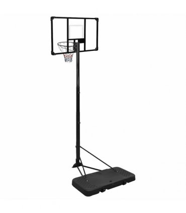 vidaXL Basketball Stand Transparent 256-361 cm Polycarbonate