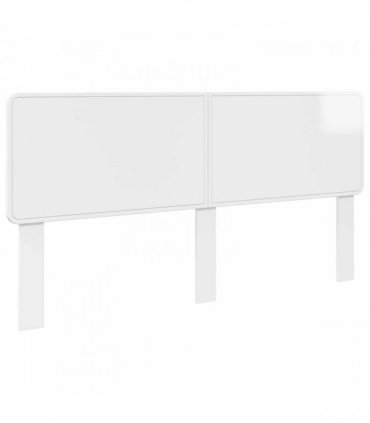 vidaXL Headboard Gloss White Engineered wood