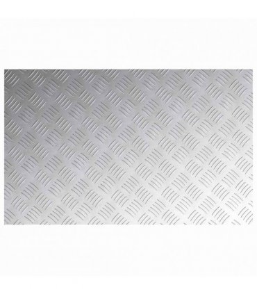 vidaXL Stair Tread Rectangular 2 pcs Silver 80 x 50 cm Aluminium