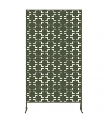 vidaXL Privacy Screen 100 x 50 x 180 cm Steel Olive Green