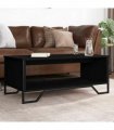 vidaXL Coffee Table Black 100x51x40 cm Engineered Wood