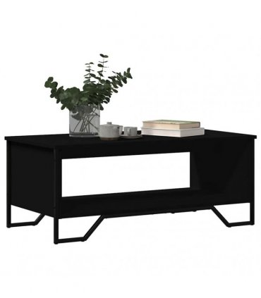vidaXL Coffee Table Black 100x51x40 cm Engineered Wood