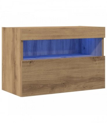 vidaXL TV Wall Cabinet Artisan oak 60 x 30 x 40 cm Engineered Wood