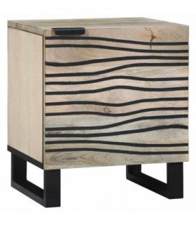 vidaXL Bedside Cabinet White 40 x 33 x 46 cm Engineered Wood