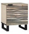 vidaXL Bedside Cabinet White 40 x 33 x 46 cm Engineered Wood
