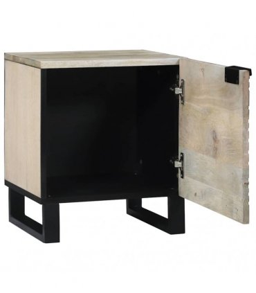 vidaXL Bedside Cabinet White 40 x 33 x 46 cm Engineered Wood