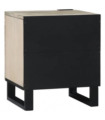vidaXL Bedside Cabinet White 40 x 33 x 46 cm Engineered Wood