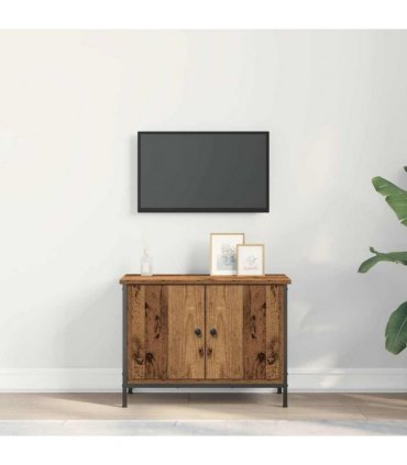 vidaXL TV Cabinet Old Wood 60 x 35 x 45 cm Engineered Wood