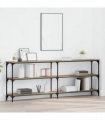 vidaXL Console Table Artisan oak 200 x 29 x 75 cm