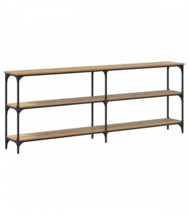 vidaXL Console Table Artisan oak 200 x 29 x 75 cm