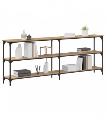 vidaXL Console Table Artisan oak 200 x 29 x 75 cm