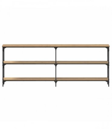 vidaXL Console Table Artisan oak 200 x 29 x 75 cm