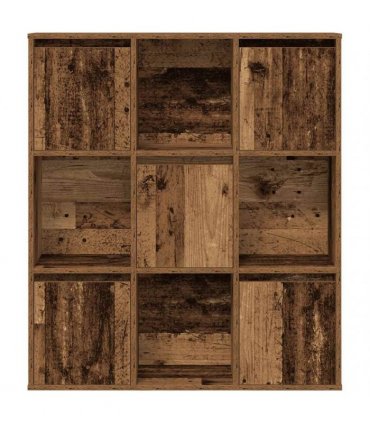 vidaXL Bookcase Old Wood 89x24x101.5 cm Engineered Wood