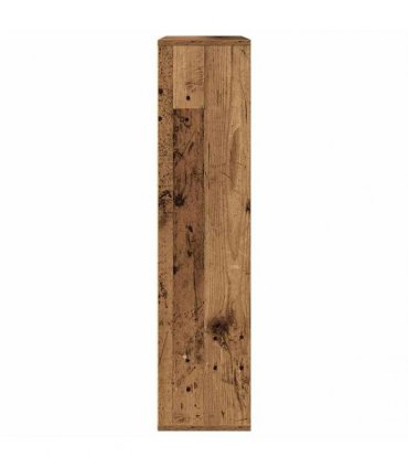 vidaXL Bookcase Old Wood 89x24x101.5 cm Engineered Wood