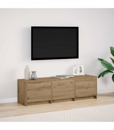vidaXL TV Cabinet Artisan Oak 140 x 34 x 40 cm Engineered Wood