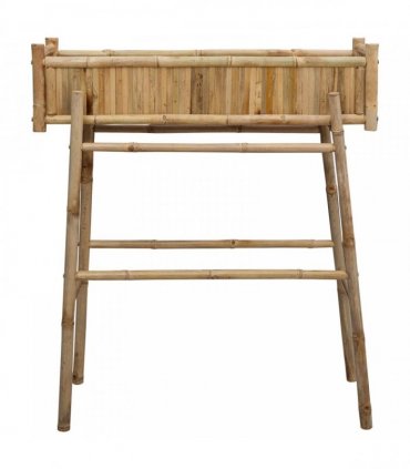 vidaXL Garden Planter with Holder Natural 100 x 38 x 114 cm Bamboo