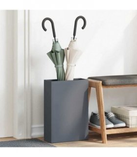 vidaXL Rain Umbrella Stand Anthracite 28 x 12 x 41 cm Steel