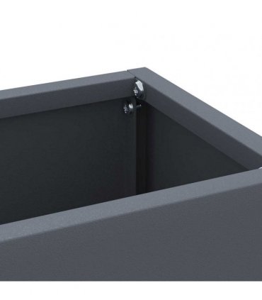 vidaXL Rain Umbrella Stand Anthracite 28 x 12 x 41 cm Steel