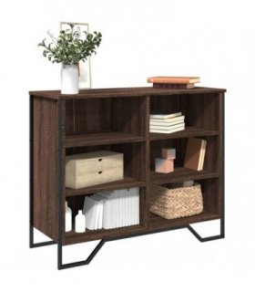 vidaXL Sideboard Brown Oak 91x35.5x74.5 cm Engineered Wood