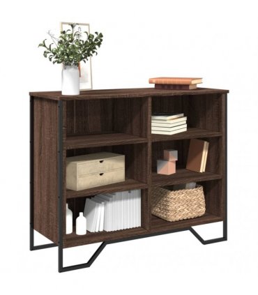 vidaXL Sideboard Brown Oak 91x35.5x74.5 cm Engineered Wood