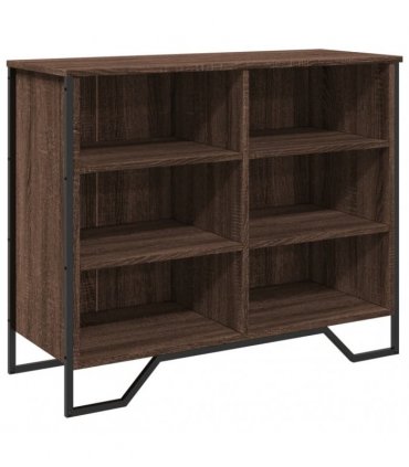 vidaXL Sideboard Brown Oak 91x35.5x74.5 cm Engineered Wood