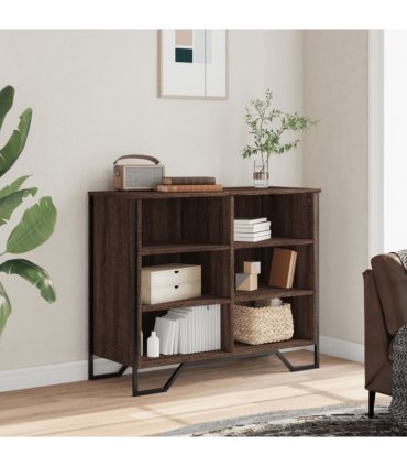 vidaXL Sideboard Brown Oak 91x35.5x74.5 cm Engineered Wood