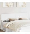 vidaXL Headboard White Engineered wood