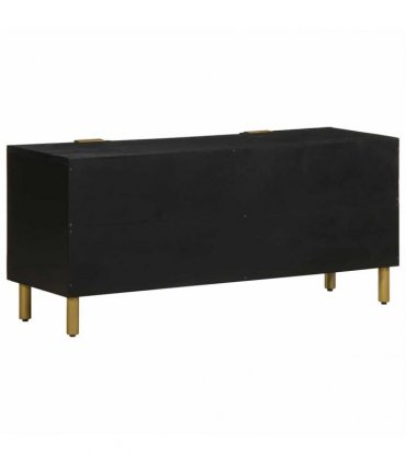 vidaXL TV Cabinet Black 105x33x46 cm Engineered Wood