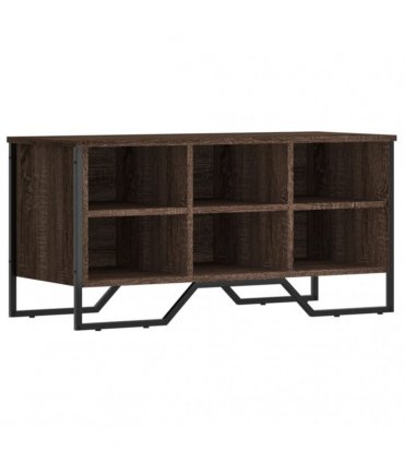 vidaXL Shoe Cabinet Brown Oak 90x38x45.5 cm Engineered Wood