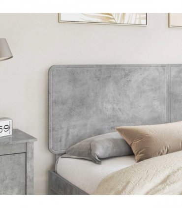 vidaXL Headboard Concrete Grey Engineered wood