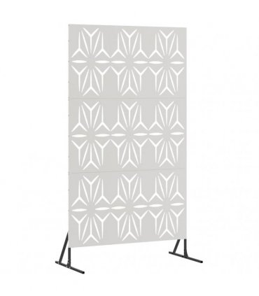 vidaXL Privacy Screen 100 x 50 x 180 cm Stainless Steel Silver