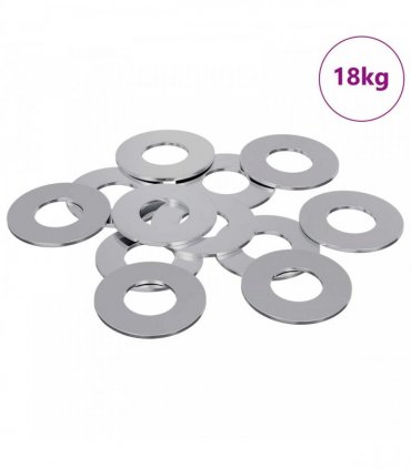 vidaXL Washers 11842 pcs Silver Iron