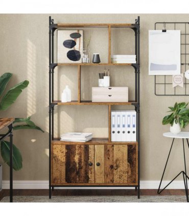 vidaXL Bookcase 76.5 x 30 x 154.5 cm Engineered Wood